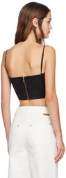 Zimmermann Black Scoop Neck Camisole