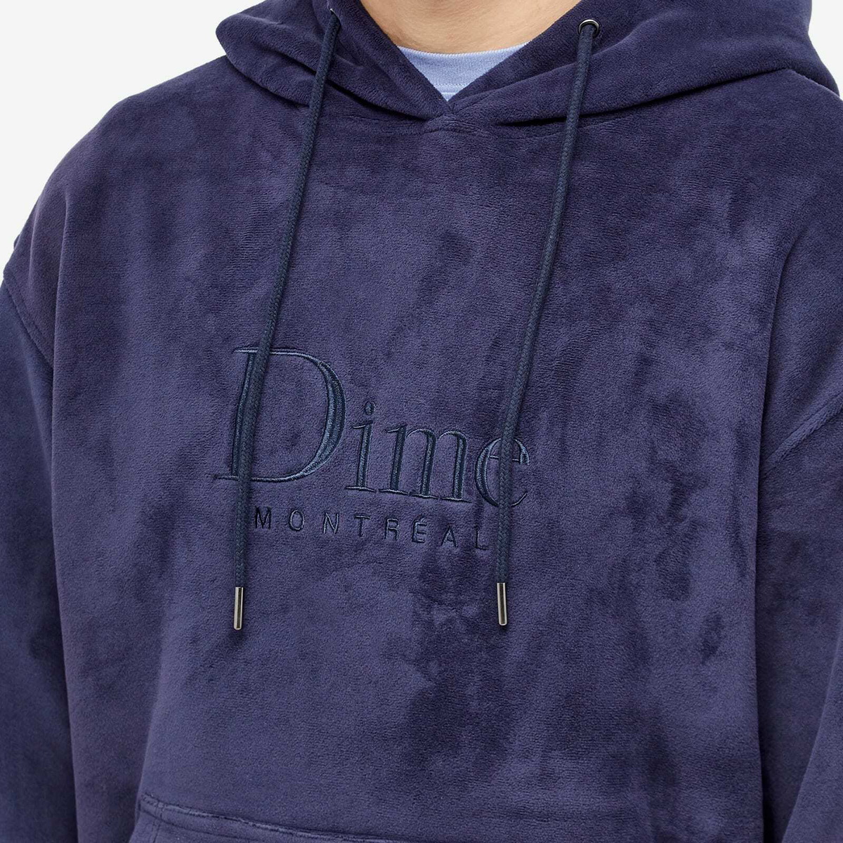 【DIME】 Classic Velour Hoodie / Navy Dime - Classic Velour Hoodie | HBX - Globally Curated