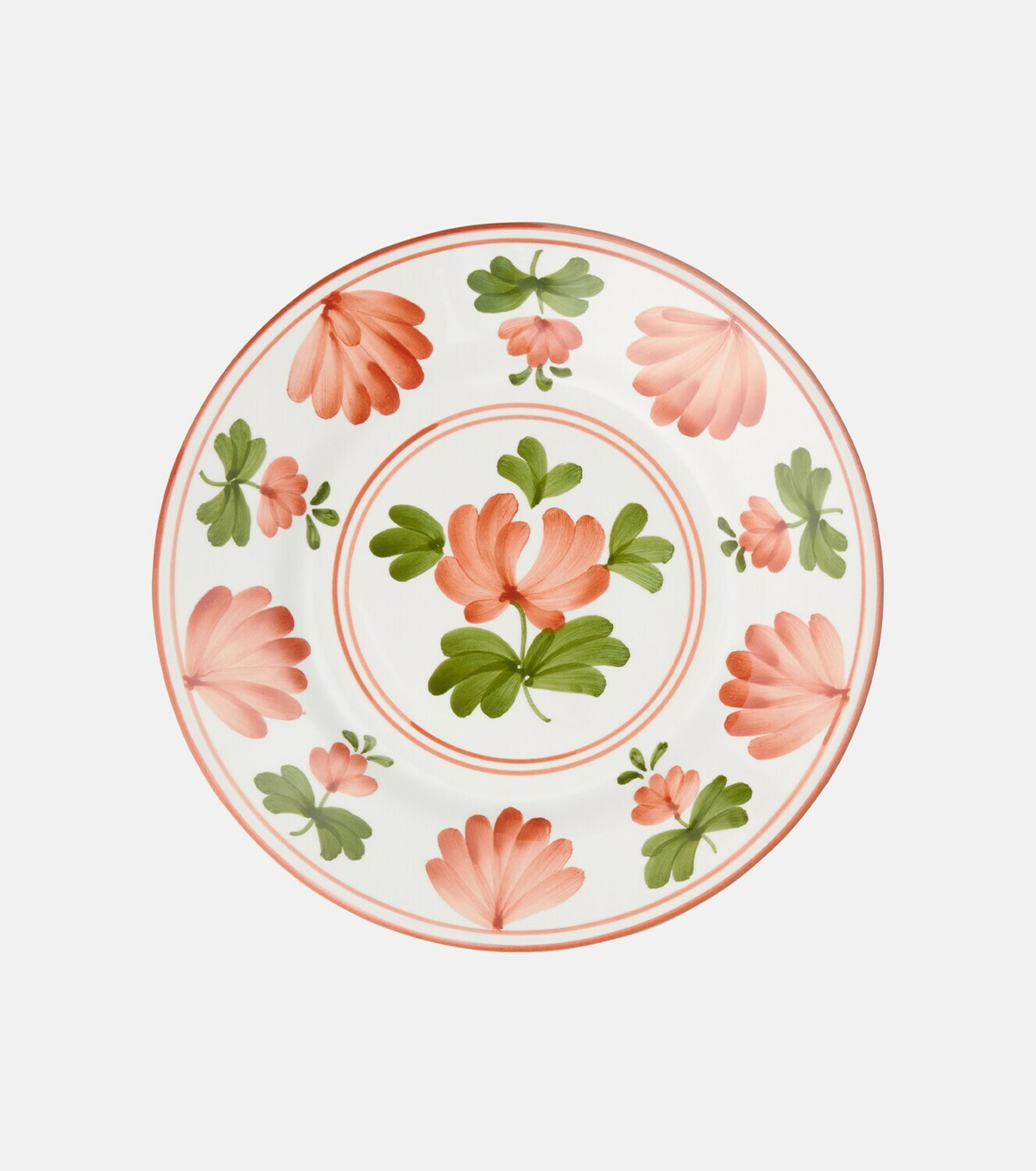 Cabana Blossom ceramic dessert plate