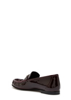 Chloe Chloé Patent Leather Loafers Burgundy