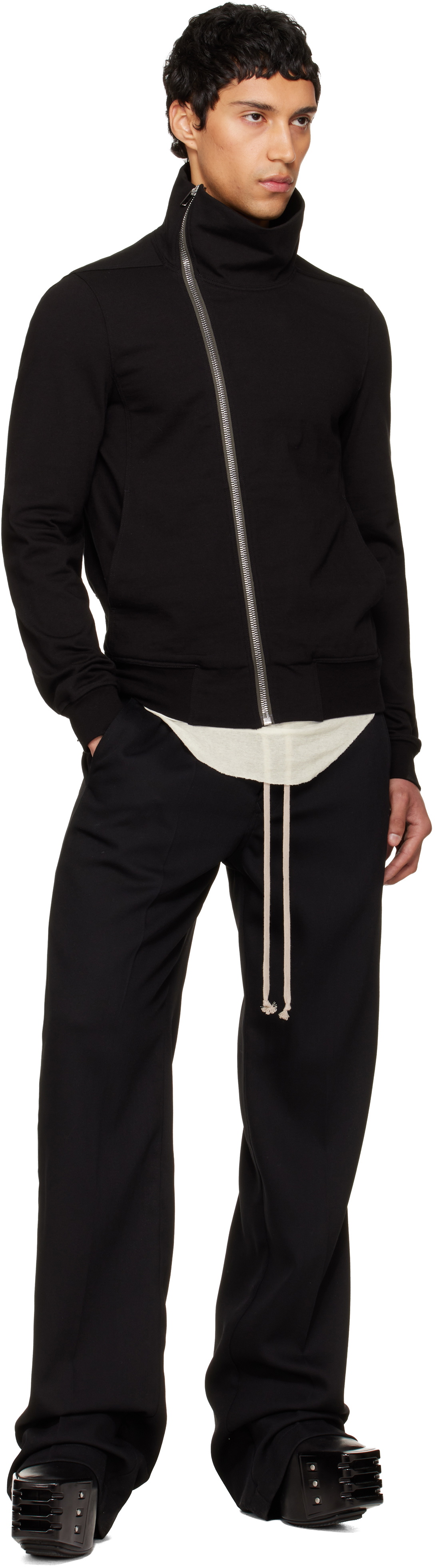 Rick Owens Black Temple Bauhaus Jogger Sweatshirt