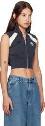 AMBUSH Navy Sleeveless Sweat Vest