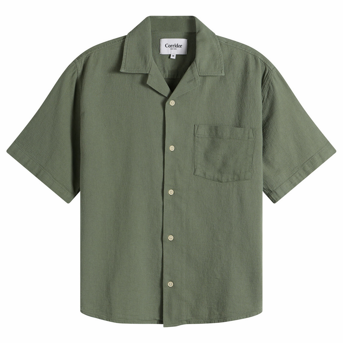 Corridor Men's Hopsack SS in Seafoam