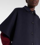 Gucci Single-breasted wool cape
