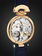 Bovet - 19Thirty Hand-Wound 42mm 18-Karat Red Gold, Meteorite and Alligator Watch, Ref. No. NTR0099