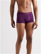 Calvin Klein Underwear - Stretch-Jersey Boxer Briefs - Purple
