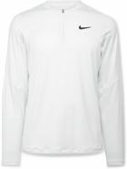 Nike Tennis - NikeCourt Dri-FIT ADV Half-Zip Tennis Shirt - White