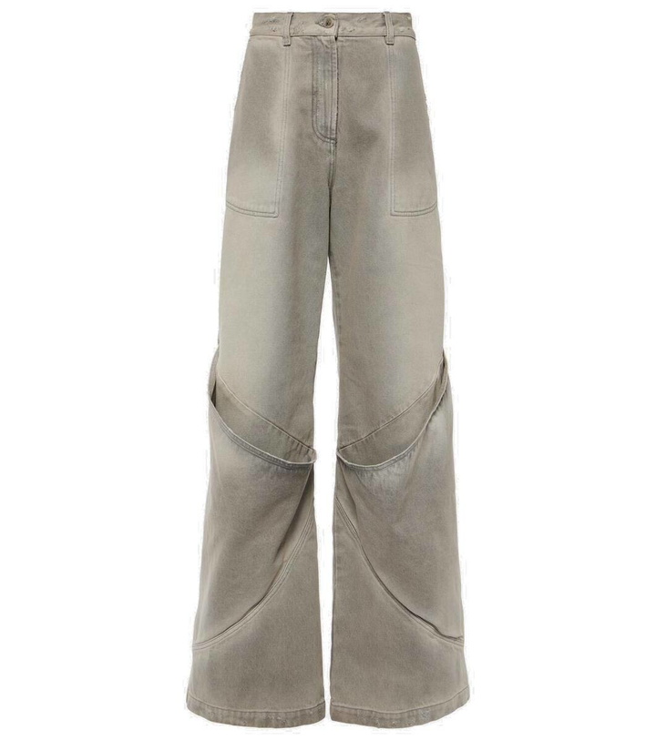 Photo: The Attico Low-rise wide-leg cargo jeans