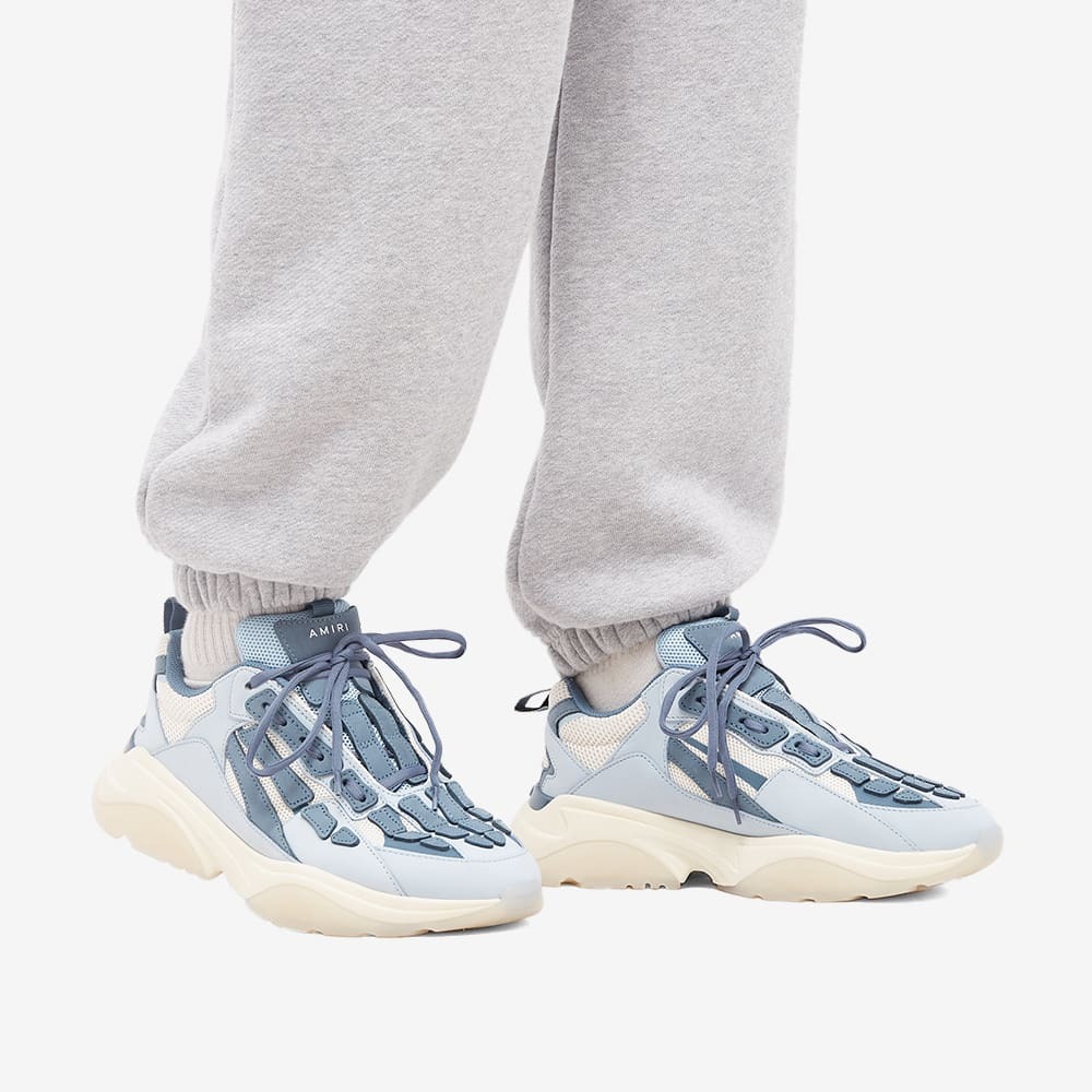 AMIRI Men's Bone Runner Sneakers in Baby Blue Amiri