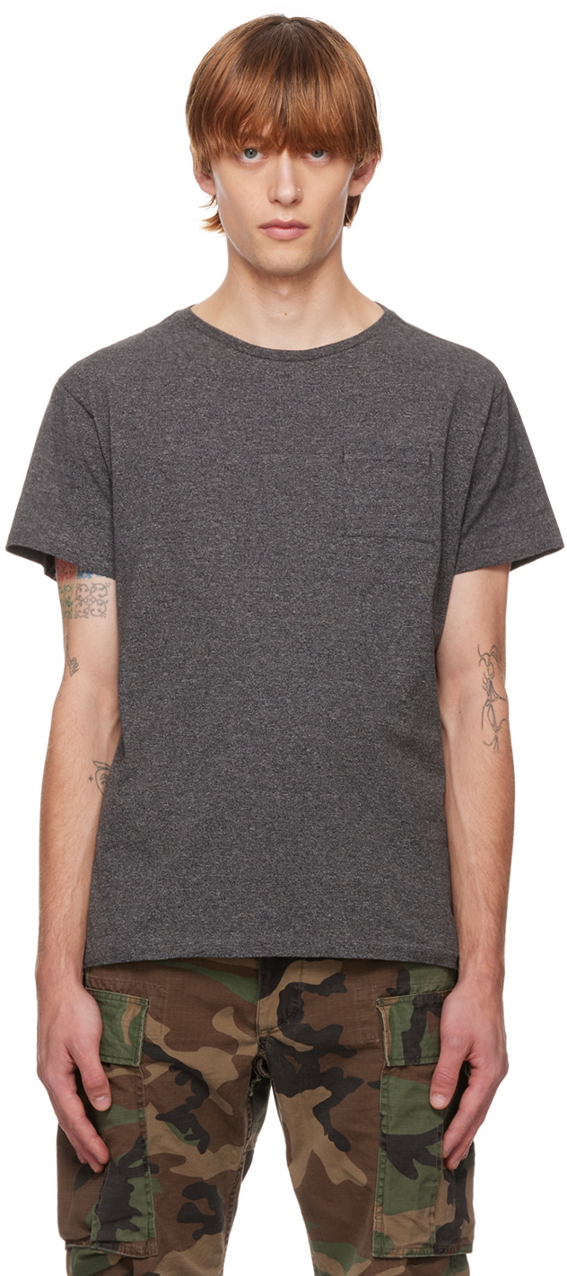 RRL Gray Garment-Dyed T-Shirt RRL