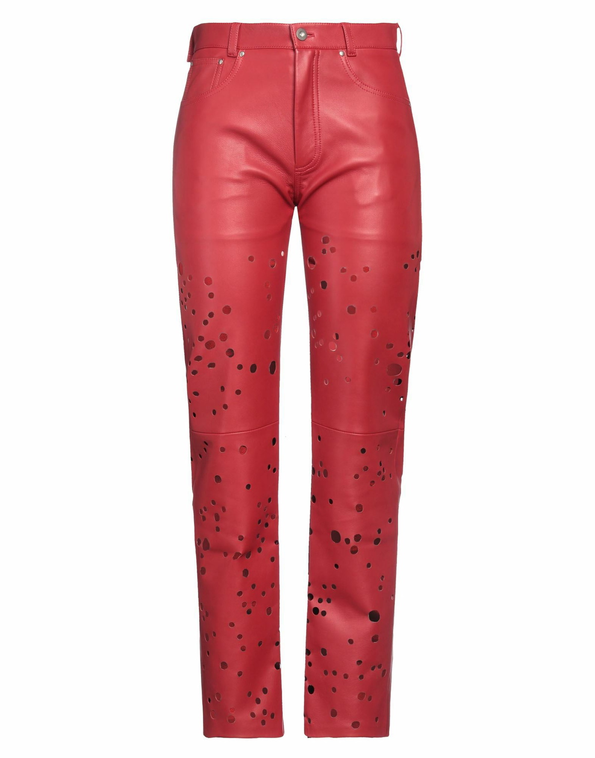 Durazzi Womens Pants in Red