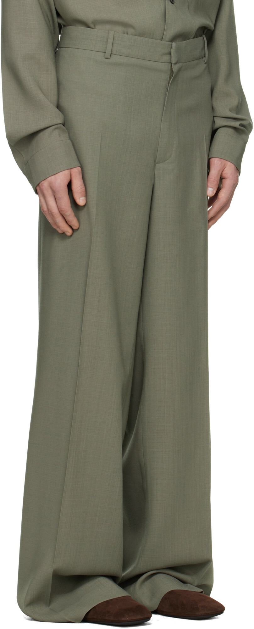 Calvin Klein Collection Taupe Eric Trousers