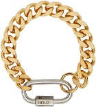 IN GOLD WE TRUST PARIS Gold Chain Bracelet