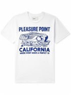 Local Authority LA - Pleasure Point Printed Cotton-Jersey T-Shirt - White