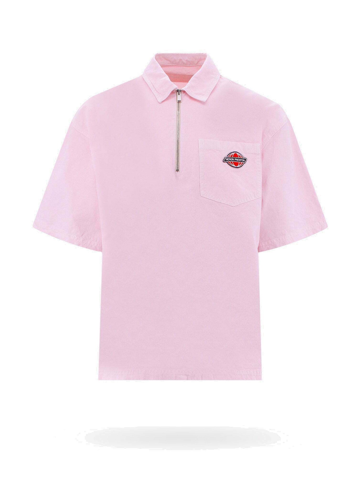 HERON PRESTON 売れ筋商品|||ヘロン プレストン シャツ トップス レディース Denim shirts Pink Heron Preston Shirt Pink Mens Heron Preston