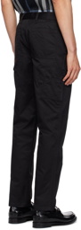 Burberry Black Embroidered Trousers