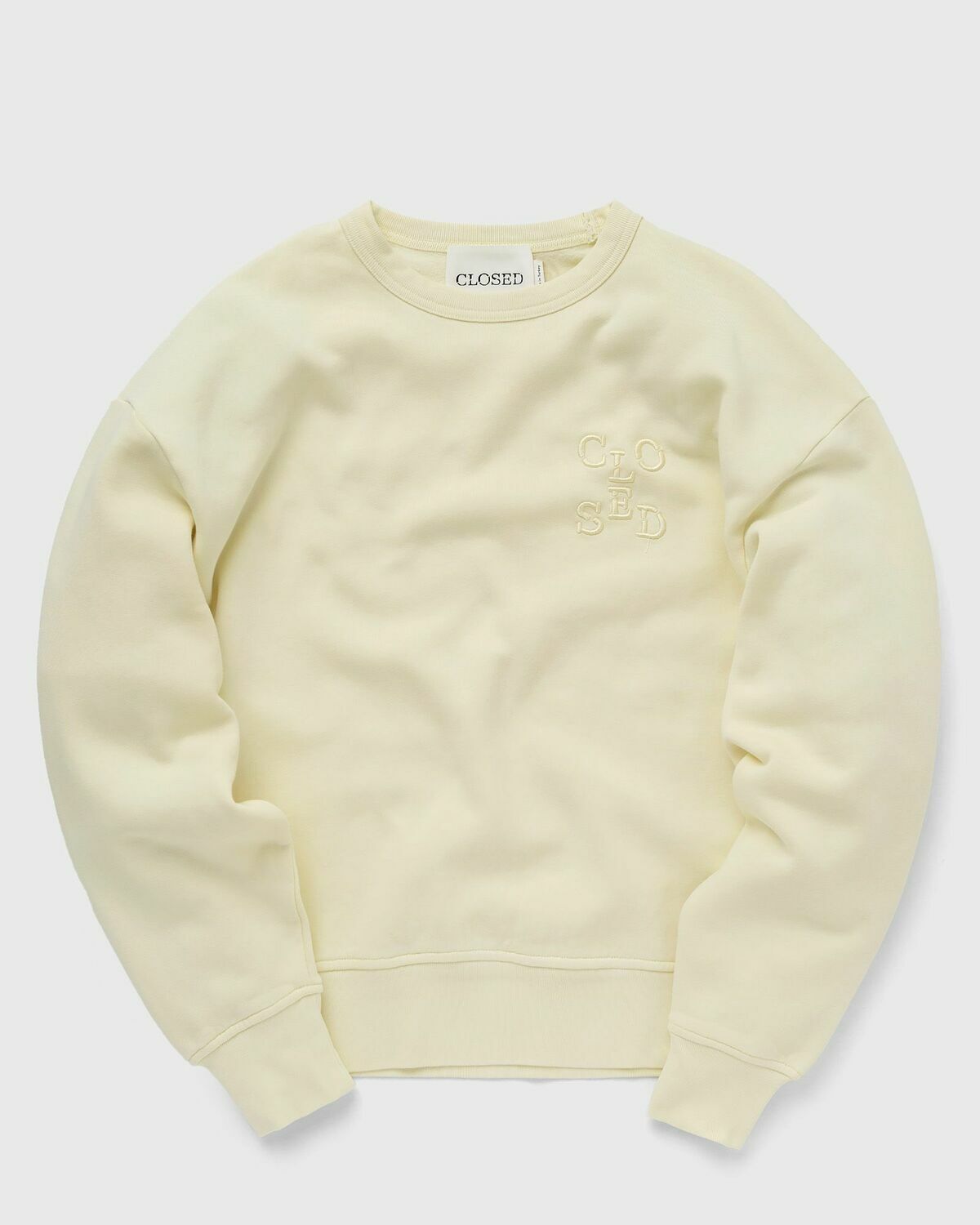 Closed Basic Crewneck Beige Sweatshirts