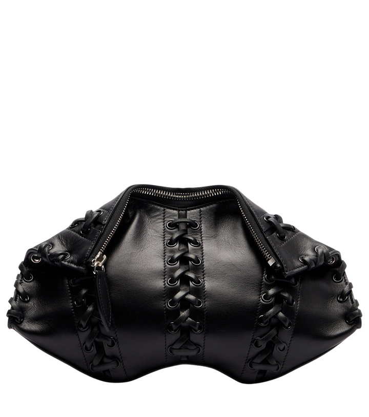 Photo: McQueen Manta Small leather shoulder bag
