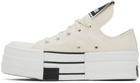 Rick Owens DRKSHDW Beige Converse Edition Drkstar Ox Low Top Sneakers
