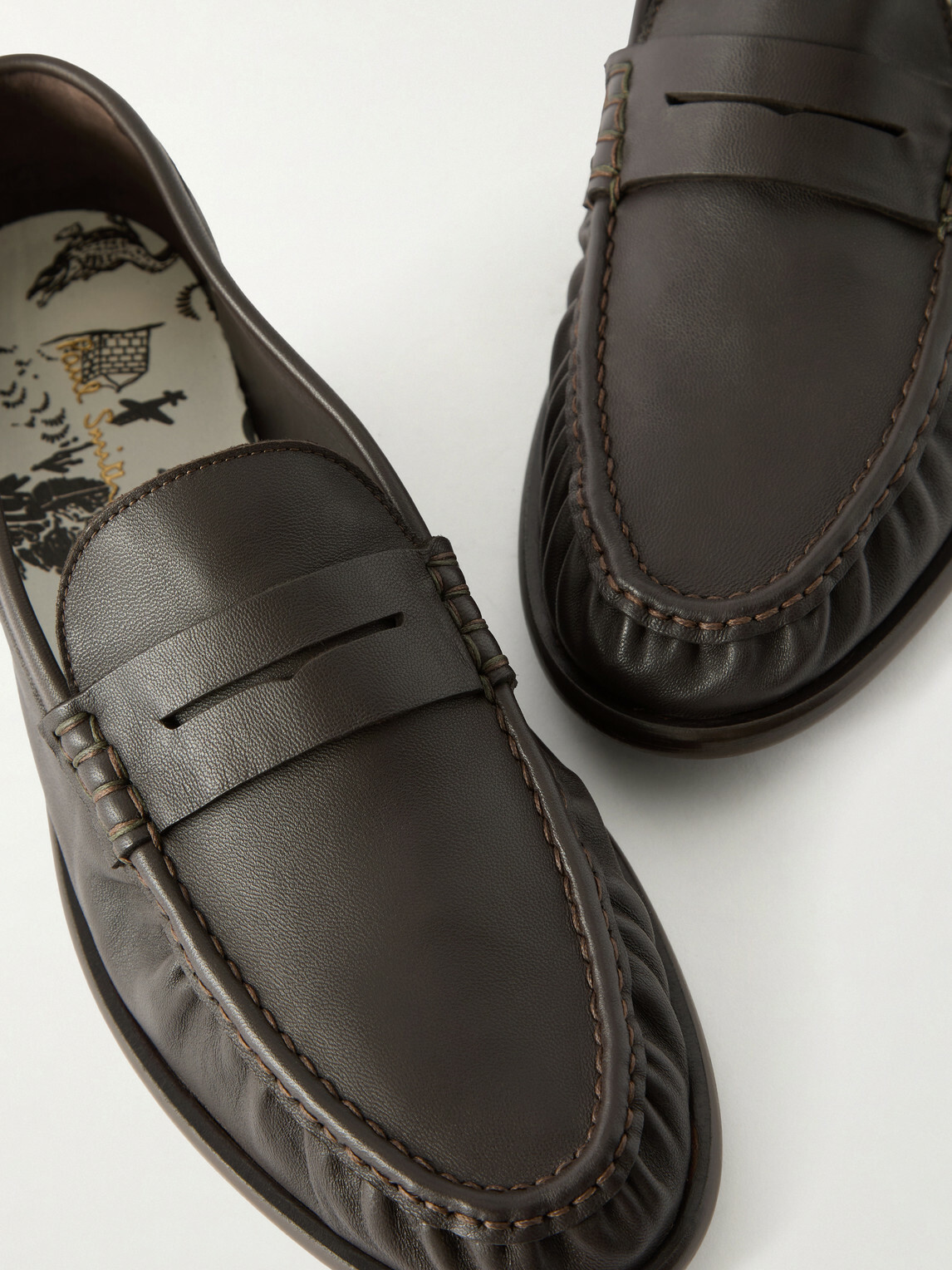 Paul Smith - Faron Leather Penny Loafers - Brown