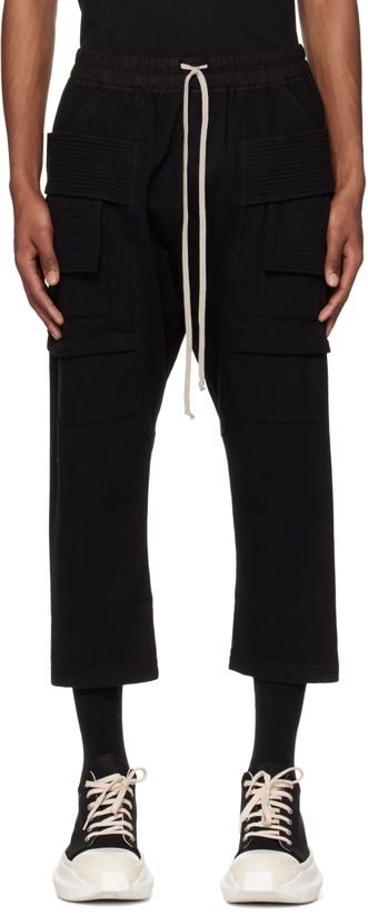 Photo: Rick Owens DRKSHDW Black Creatch Cargo Pants