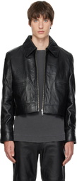 Deadwood Black Gable Leather Jacket