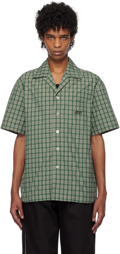 Photo: Kijun Green Check Half Sleeve Shirt