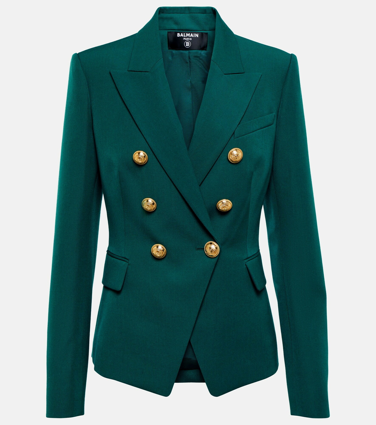 Balmain - Double-breasted wool blazer Balmain