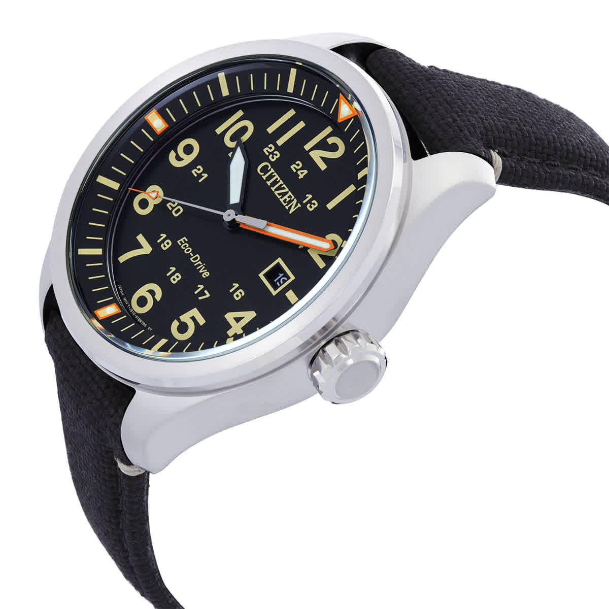 Citizen Eco-Drive Black Dial Mens Watch AW5000-24E