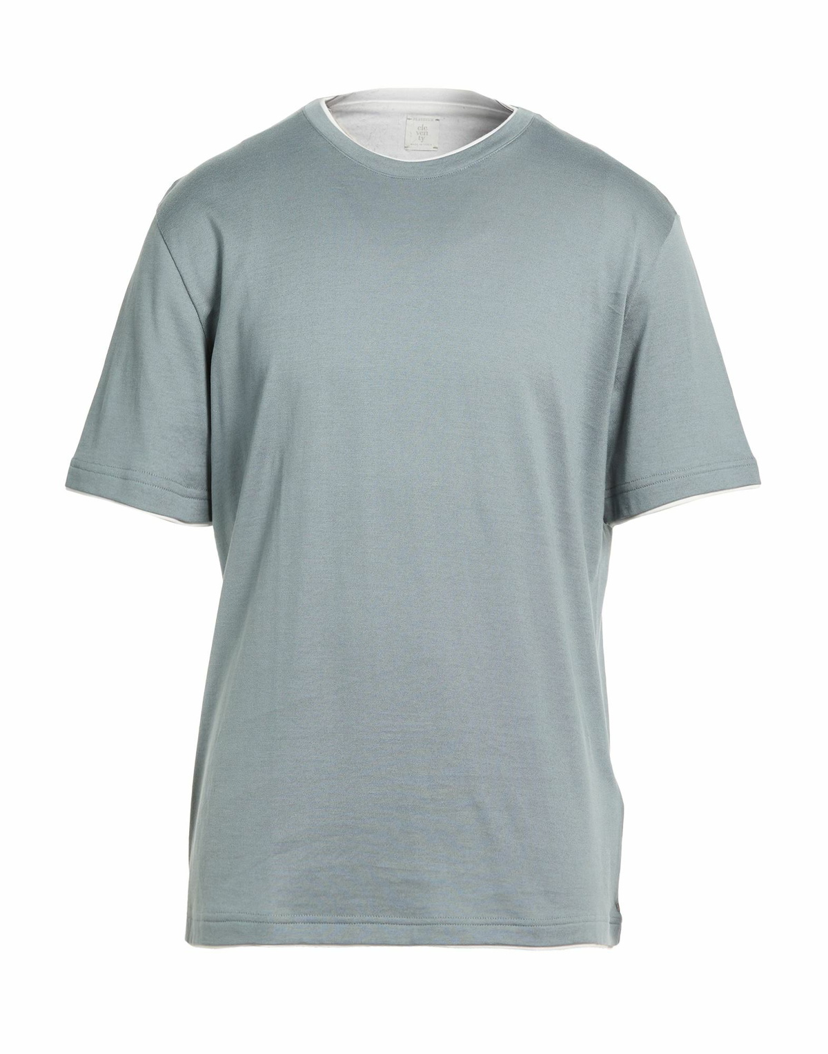 Eleventy Mens T-shirt Slate in Blue