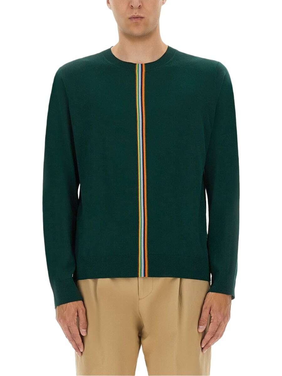パーカー・フーディ Paul Smith Merino Wool Jersey Paul Smith - Slim-Fit Merino Wool Sweater - Blue Paul Smith
