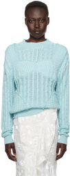 Julie Kegels SSENSE Exclusive Blue Kath Sweater