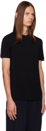 Giorgio Armani Black Embroidered T-Shirt