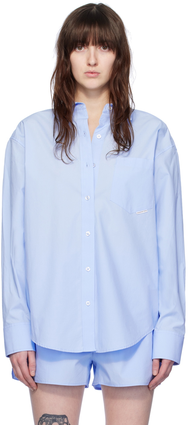 alexanderwang.t Blue Pocket Shirt