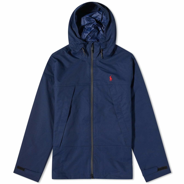 Photo: Polo Ralph Lauren Men's Eastland Lined Hooded Jacket in Collection Navy