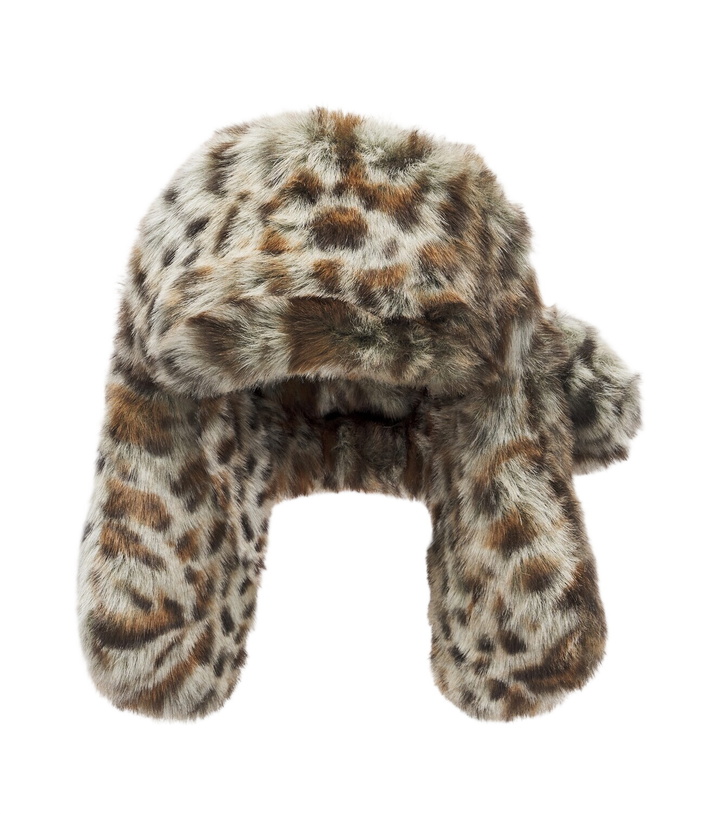 Photo: Ruslan Baginskiy Leopard-print aviator hat