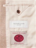 Richard James - Hyde Double-Breasted Wool-Hopsack Blazer - Neutrals