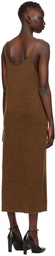 Arch The SSENSE Exclusive Brown Knit Dress