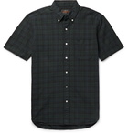 Beams Plus - Button-Down Collar Checked Cotton Shirt - Blue