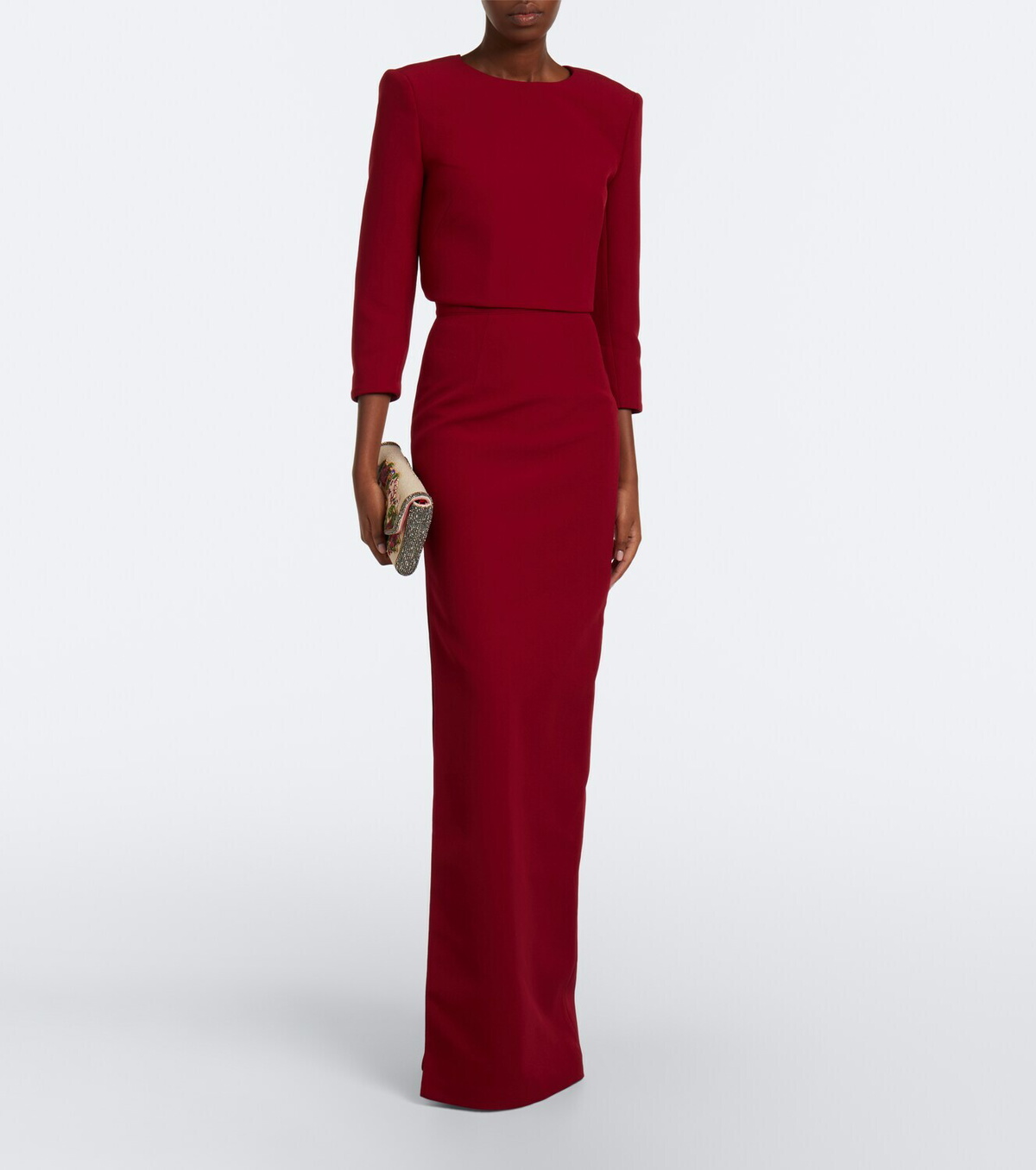 Safiyaa Acilah crêpe maxi skirt