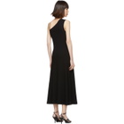 Rosetta Getty Black One Shoulder Tank Dress
