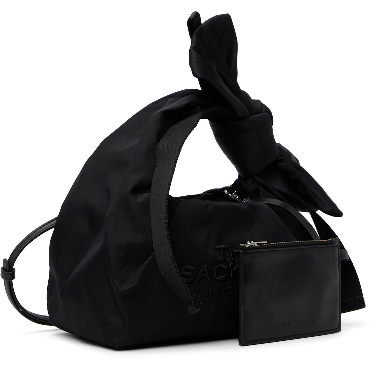 Marc Jacobs Black 'The Bow Nylon Mini Sack' Tote