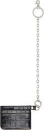 Vivienne Westwood Black Flat Chain Card Holder