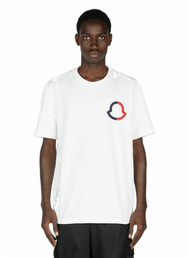 Photo: Moncler - Logo Embroidery T-Shirt in White