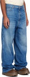 B1ARCHIVE Blue Wide Leg Jeans