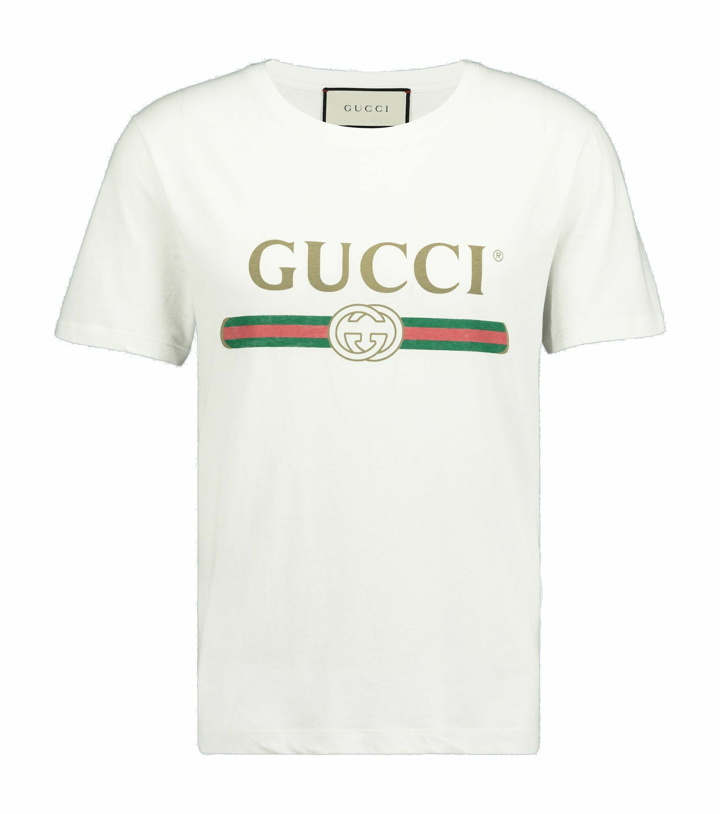 Photo: Gucci - Oversized cotton T-shirt with logo