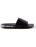Off-White - Logo-Print Rubber Slides - Black