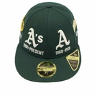 New Era Oakland Athletics AOE Pre Curved 59Fifty Cap in Dark Green