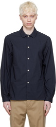 Officine Générale Navy Eloan Long Sleeve Shirt