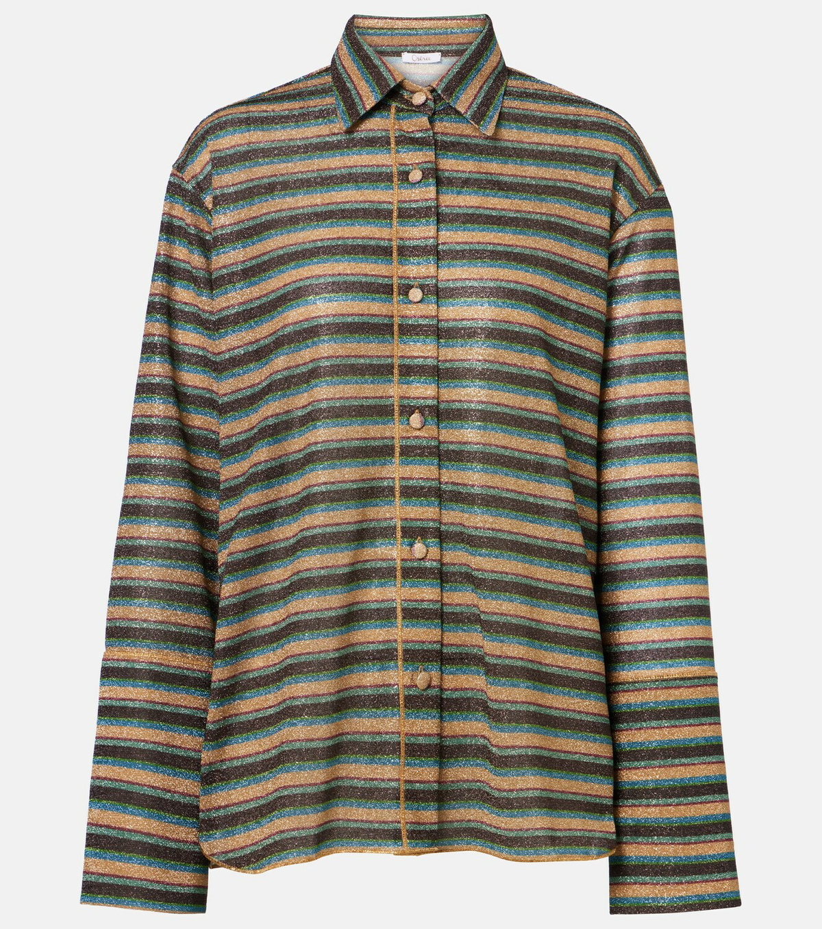 Oséree Lumière striped shirt